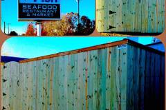 Massey Fence Restaurant Custom 8 foot Treated Wood Fence