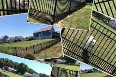 Massey Aluminum Fence Install in Southern MD
